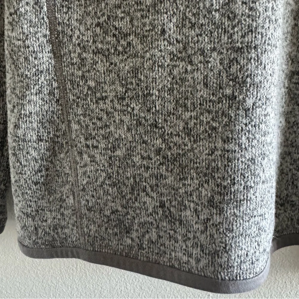 Patagonia Better Sweater Heather Gray Pullover Quarter Zip Jacket size Small - Picture 4 of 10